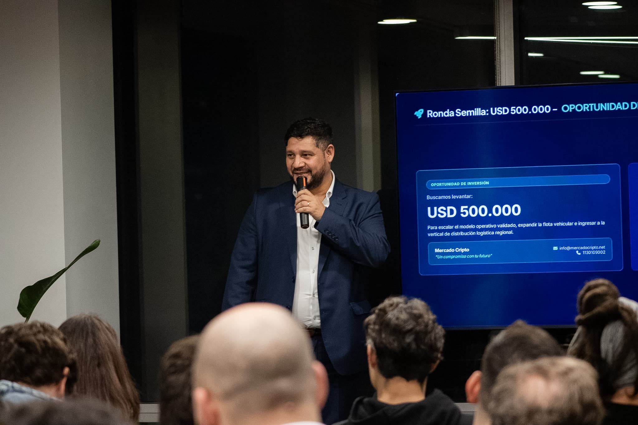 Mercado Cripto presentando en WIP.